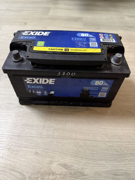 Акумулятор EXIDE 12В 80Ач/700A