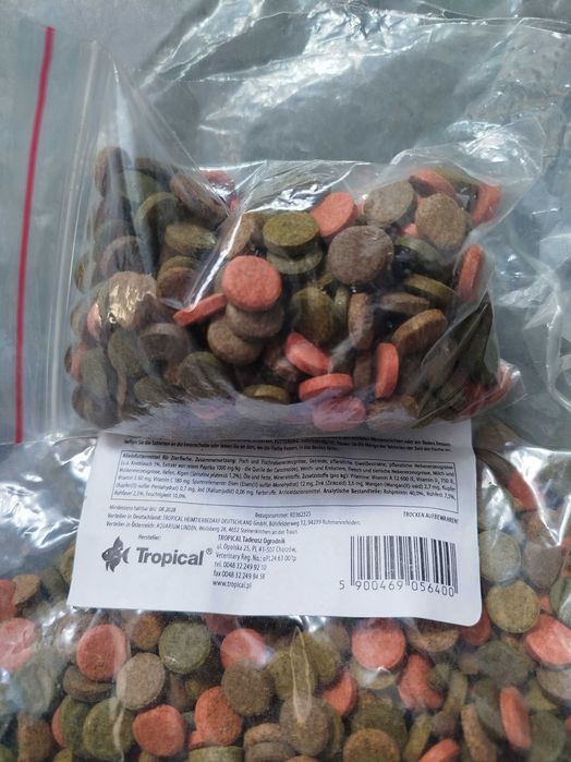 Alimentação peixes tropicais pastilhas colar 200ml