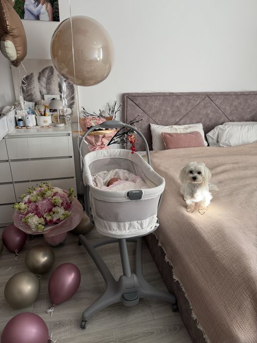 Дитяче ліжко, шезлонг для новонароджених Chicco Baby Hug AIR 4в1