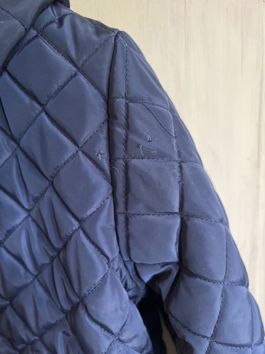 Przejsciowa Granatowa pikowana kurtka  15-16 lat
