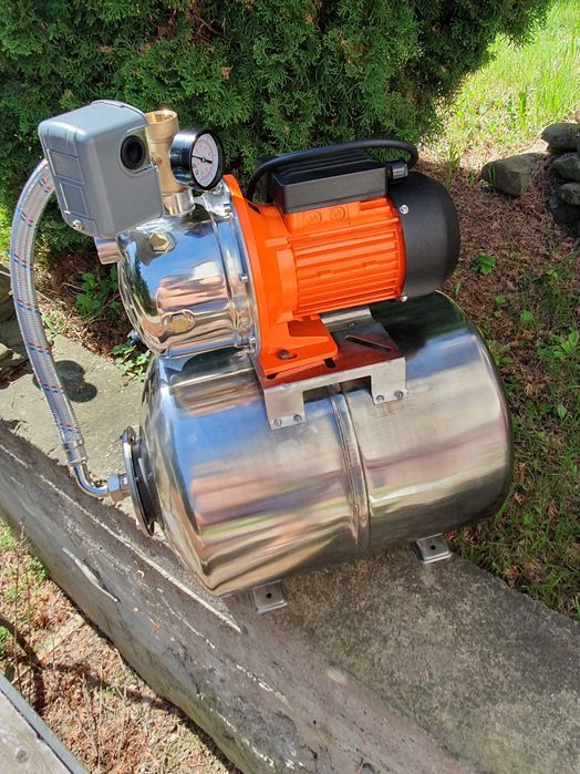 Насосна станція 1,5 kW JY1500 нержавійка бак (ТІЛЬКИ ДОСТАВКА ПОШТОЮ)