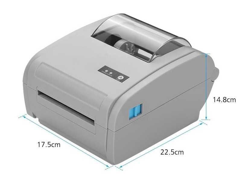 Drukarka etykiet termicznych, max 110mm, USB, Bluetooth