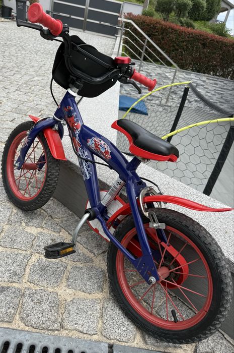 Bicicleta spiderman criança