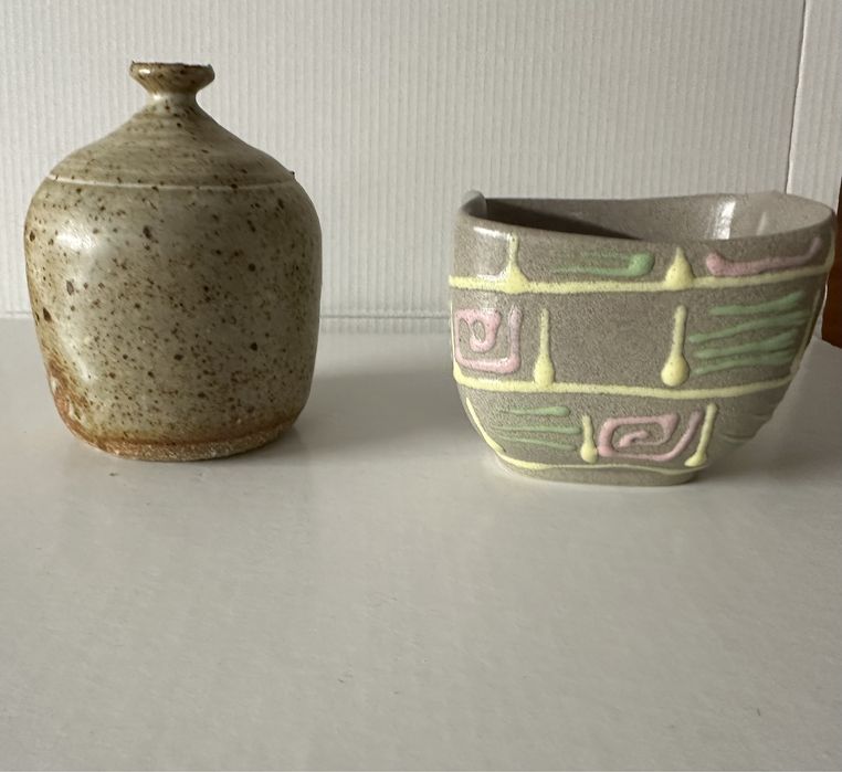 Taça e jarra, Cerâmica alemã