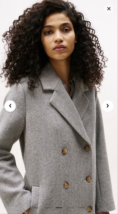 Сіре  пальто Tommy Hilfiger, XL