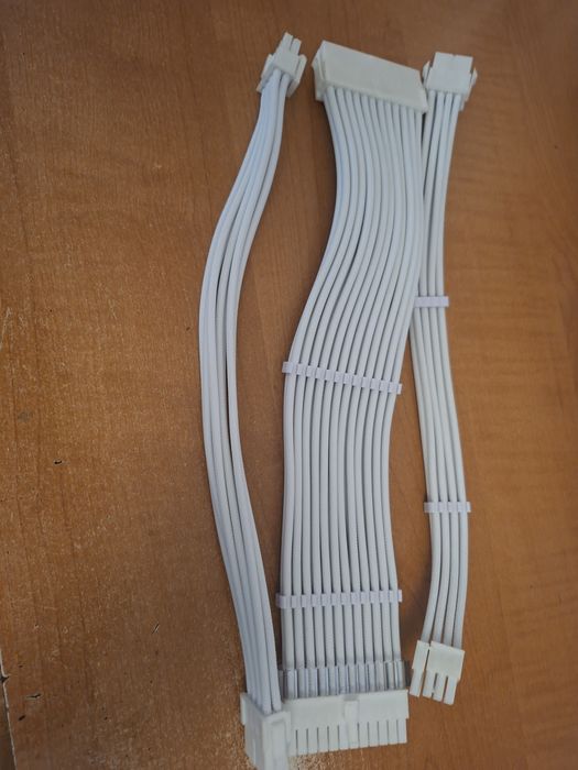 White Cables for Mod PC CPU GPU Motherboard64729875292931120