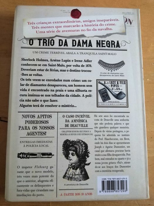 Sherlock, Lupin & Eu - O Trio da Dama Negra