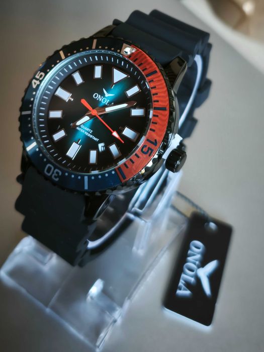 Zegarek ONOLA Diver submariner Piękny NOWY Ostatnia sztuka