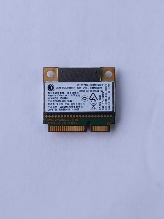 Модем 3G Ericsson H5321 Mini PCI 3G/HSPA+ GPS (04W3786 60Y3297) Z3G010
