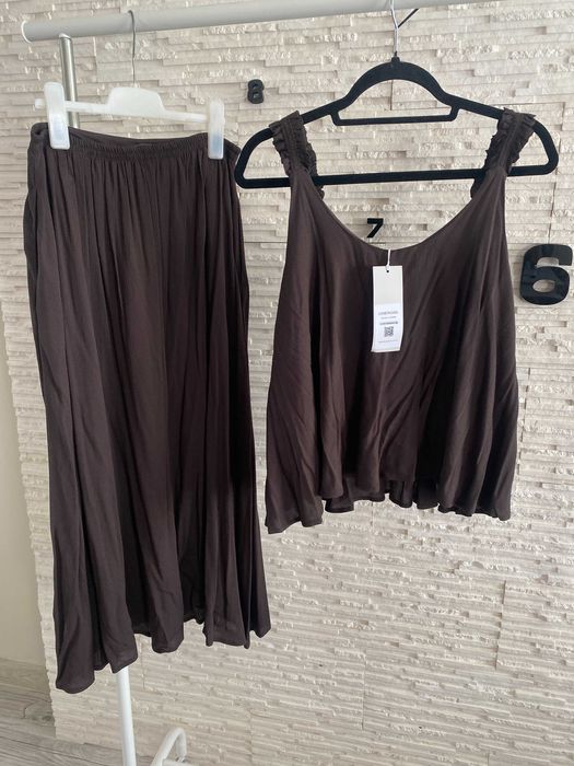 Lemonada nowy set spódnica maxi + top czekolada