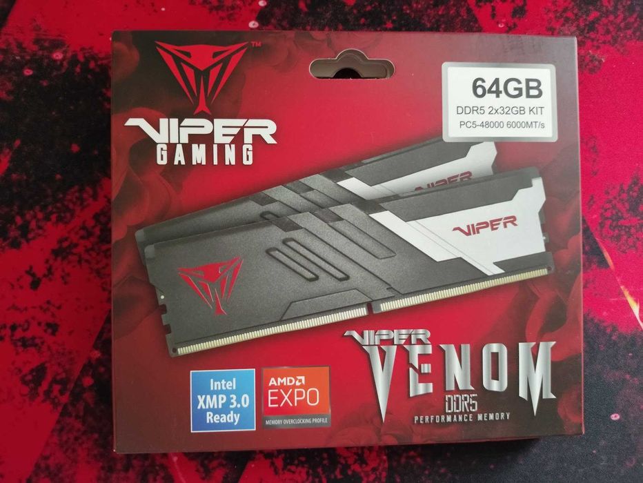 Pamięć RAM Patriot Viper Venom DDR5 64 GB (2x32) 6000MHz CL30