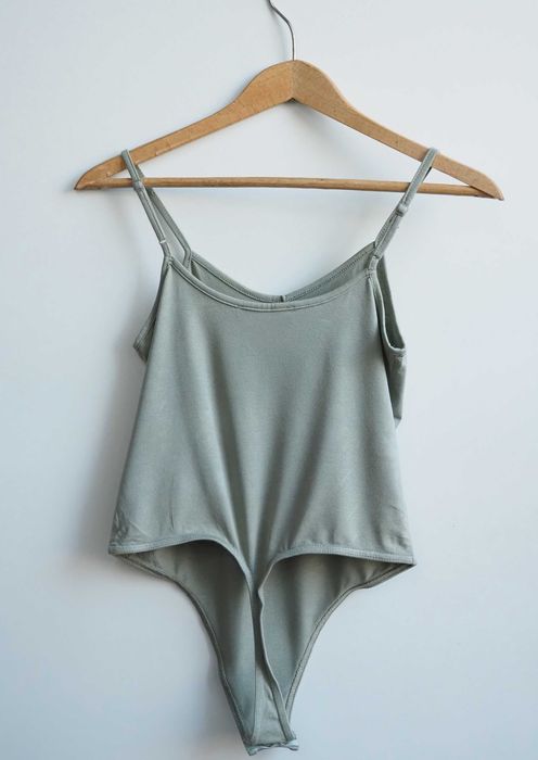 Zielone miętowe body XS S