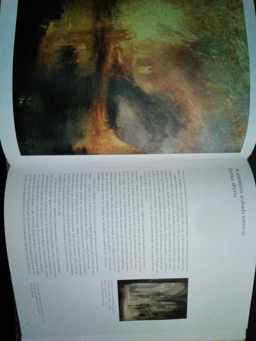 Livro do Pintor inglês romântico Turner