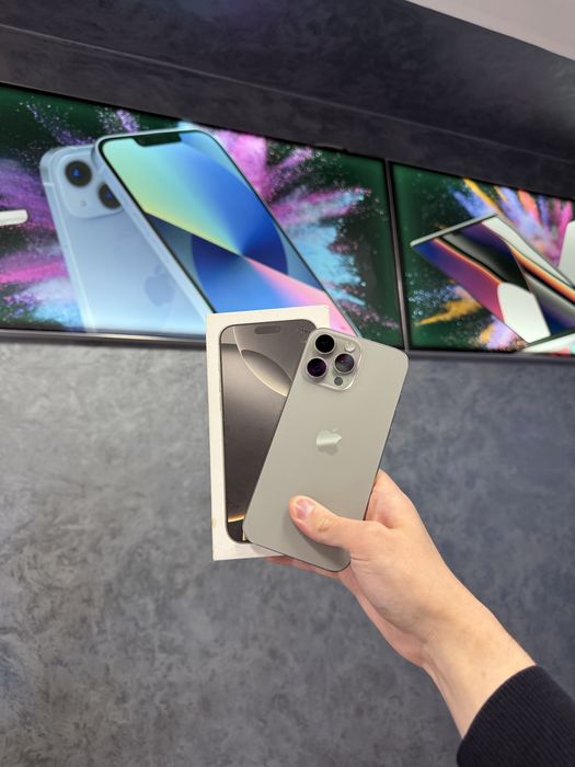 Б/у Iphone 16 Pro Max 512 Natural Titanium не розбирався повний комплект