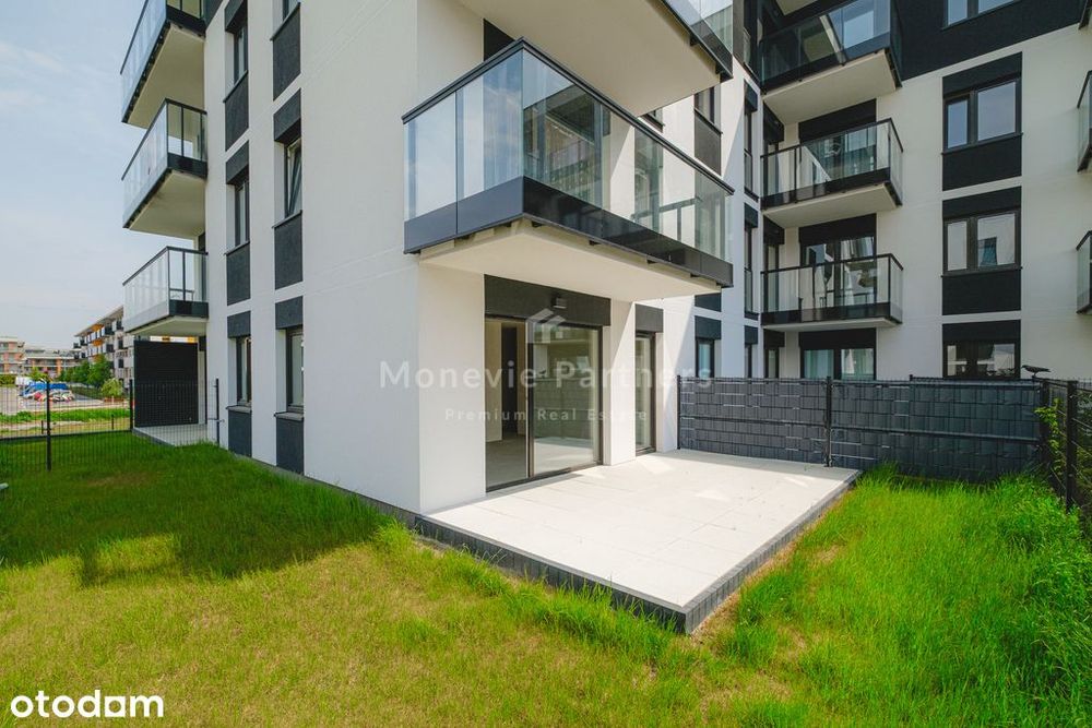 Apartament 2 pok. z dużym ogrodem, wysoki parter
