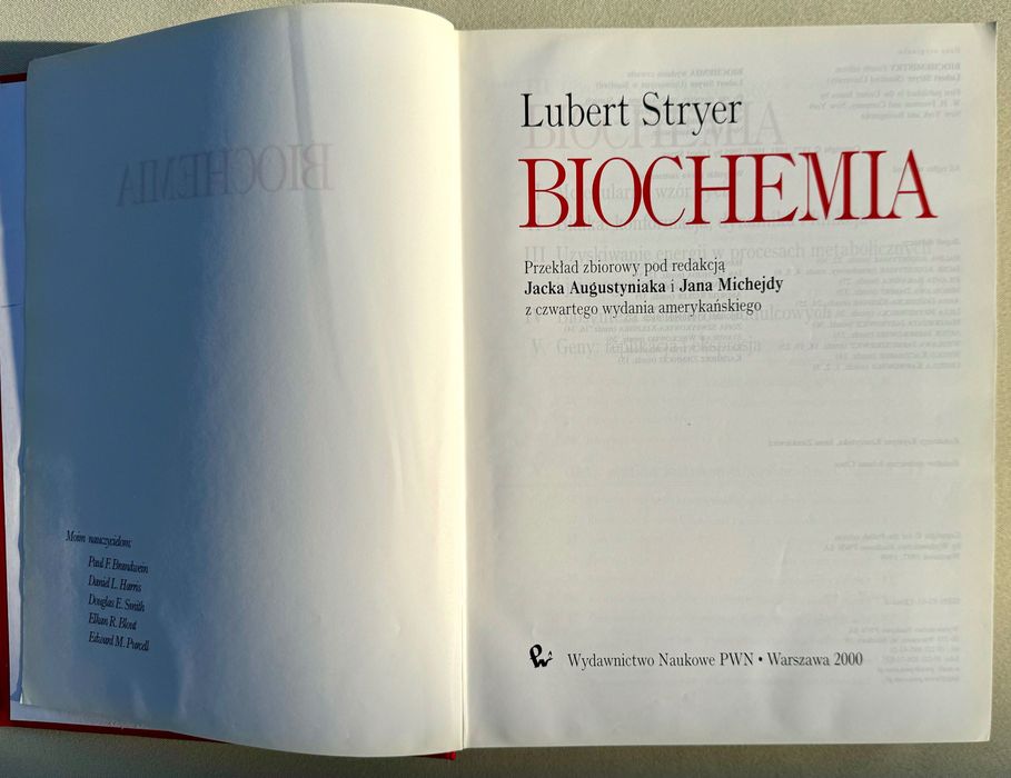 Biochemia - Lubert Stryer