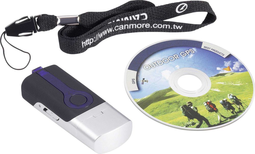 GPS lokalizator Renkforce GT-730, 18 h, czarny, USB