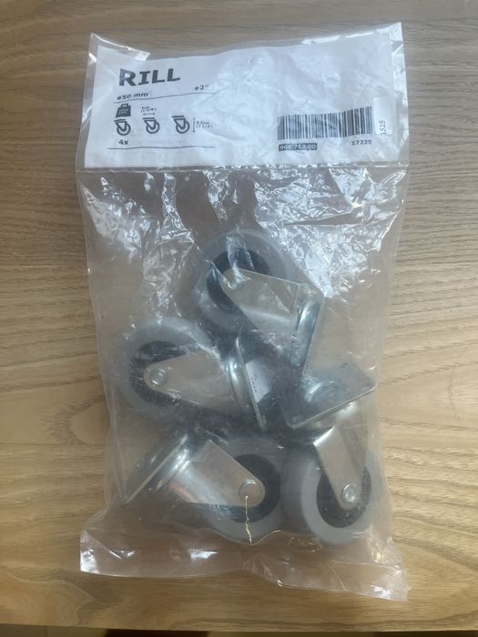 Kółko skrętne IKEA RILL nowe 50 mm