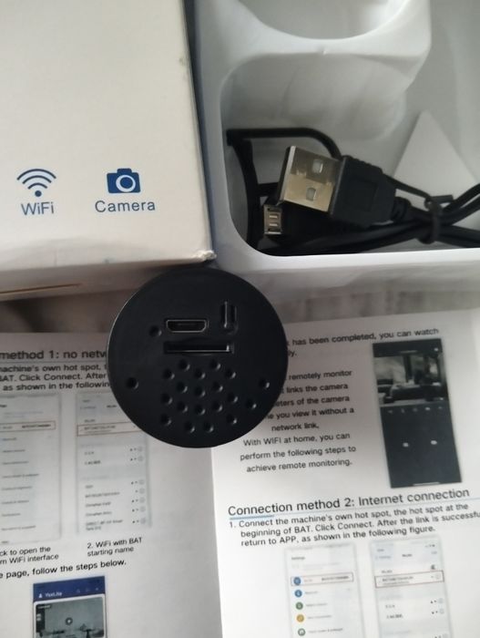 Mini kamera szpiegowska. Wifi kamera HD. Kamerka szpiegowska HD