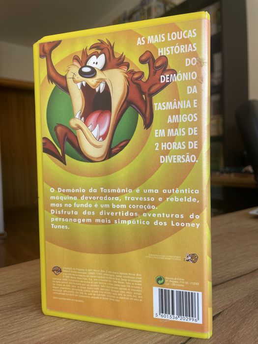 Vhs dupla demonio da tasmania
