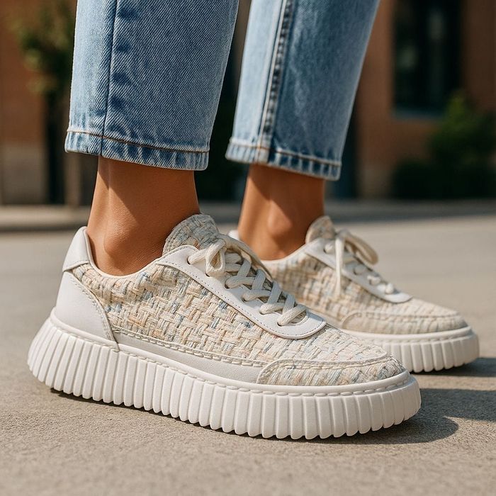 Sneakersy damskie -bialy