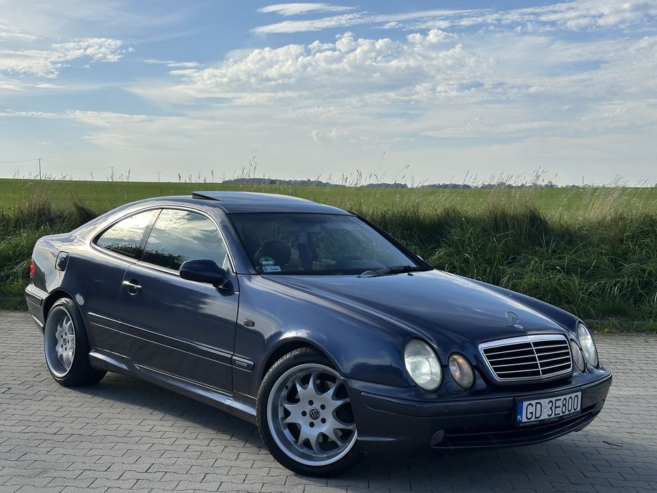 1999r Mercedes CLK430 w208 Pakiet AMG z VIN 279KM OC/PT 2027 Film z Jazdy