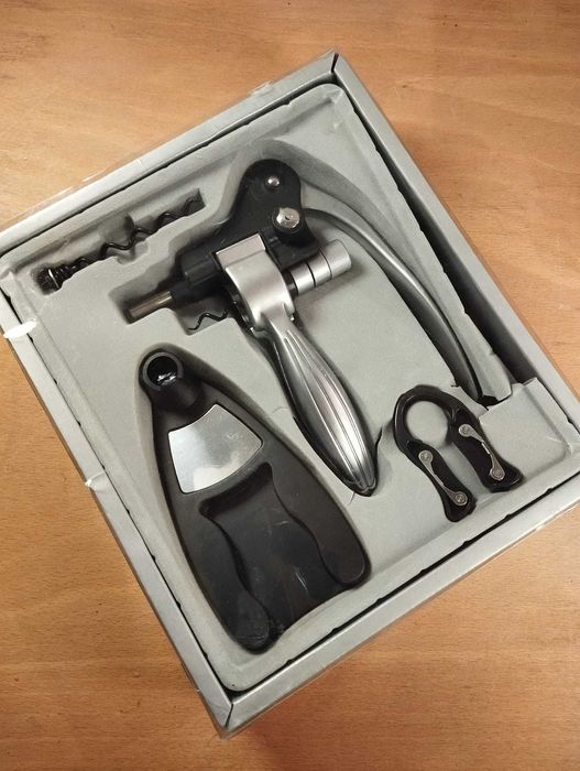 Kit Saca-Rolhas Garrafas de Vinho Profissional