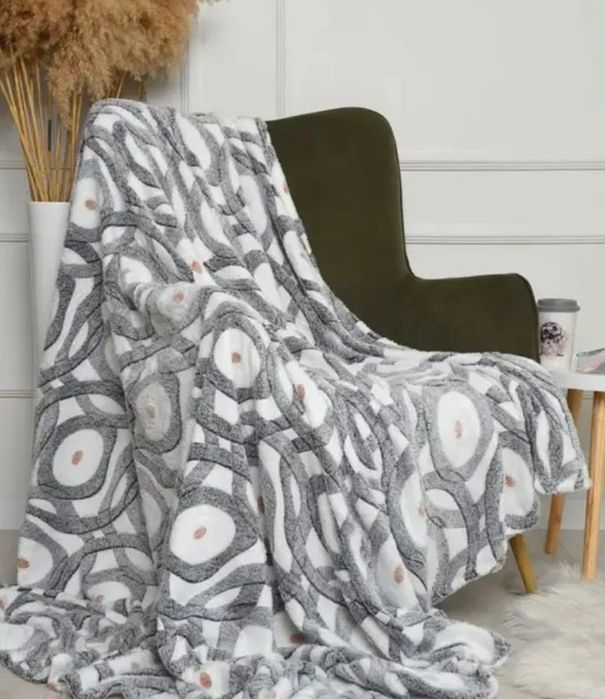 Покрывало-плед стрижка микрофибра. Размеры разные.