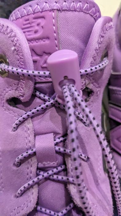 Fioletowe jesienne zimowe buty ocieplane new balance 40 damskie