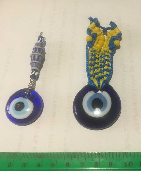 Турецкий оберег от сглаза 2 шт в 1 лоте Глаз Фатимы Синий глаз Днепр