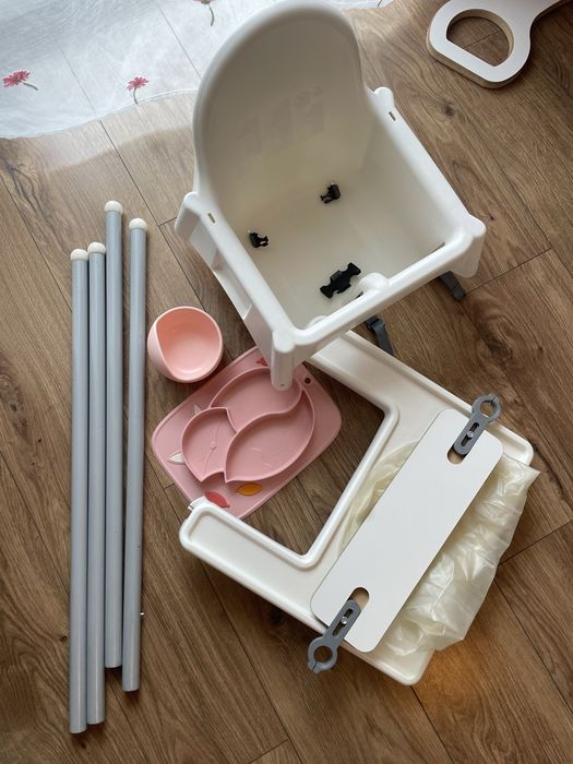 Krzeselko ikea antilop podnozek poduszka