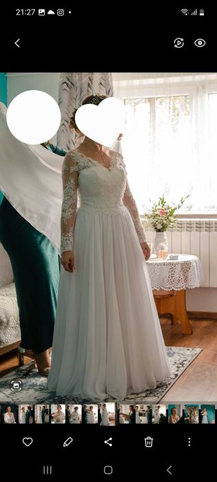 Suknia ślubna xs/s