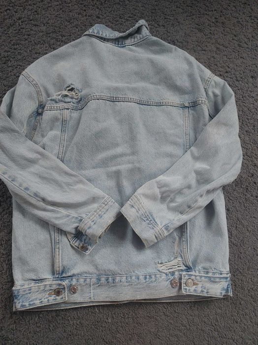 Kurtka katana jeansowa dżins oversize pull and bear
