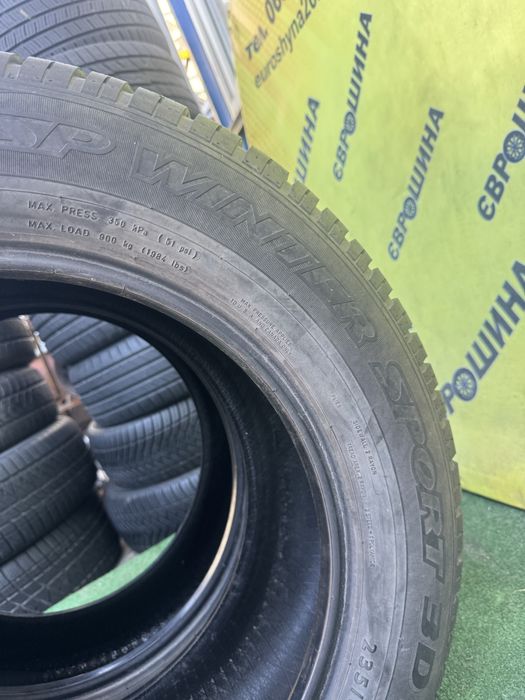Шини Dunlop 235/65r17 Зима Пара склад б/у