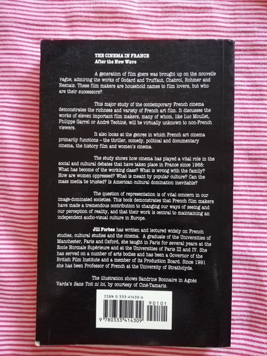 Livro "The Cinema in France After the New Wave" (portes grátis)