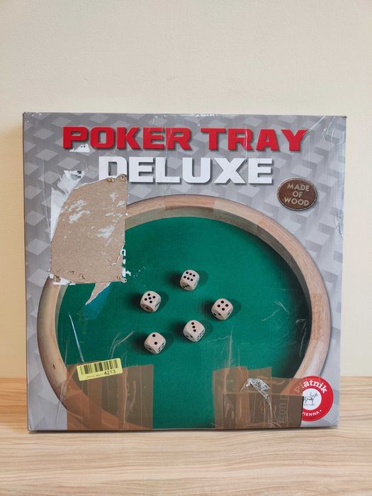 Drewniana taca do gry Gra w kości 45cm A