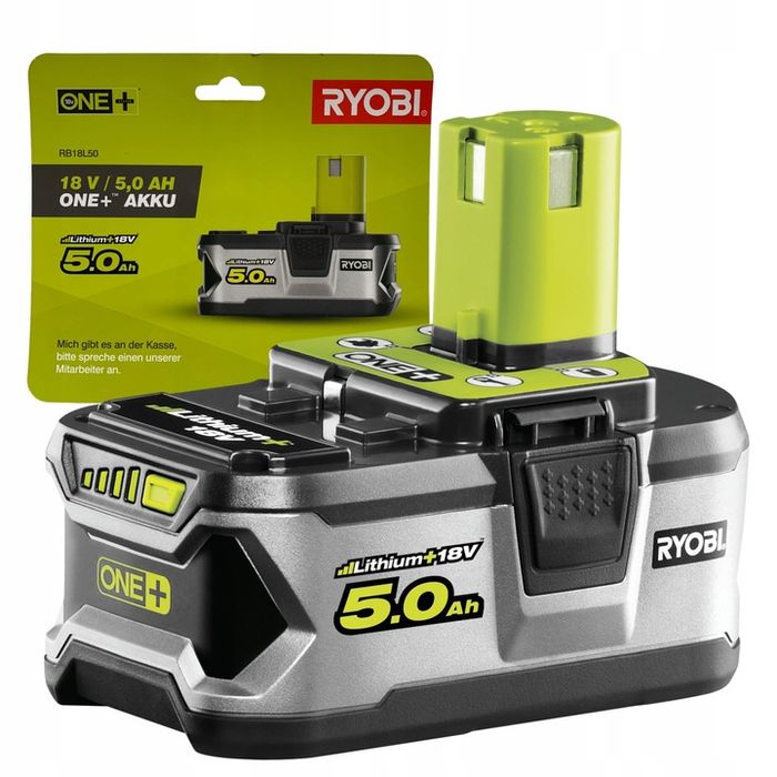 Ryobi Akumulator Bateria Li-ion O Pojemności 5,0ah 18v System One+ Rb1