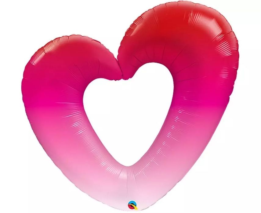 Balon Foliowy Pink Ombre Heart 107Cm. Godan. Nowy Produkt