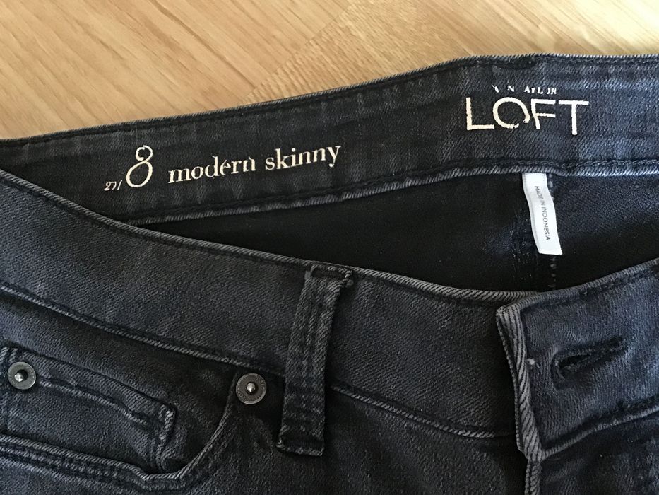 Vintage Spodnie modern skinny  marka LOFT rozmiar 27 na 8