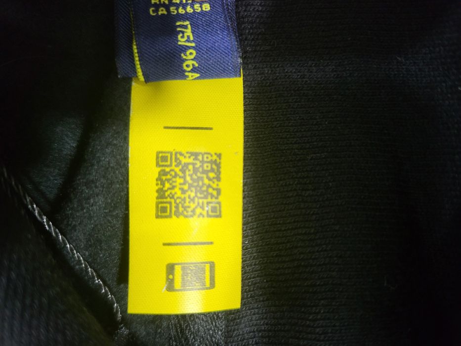 Sweat Ralph Lauren preta com símbolo branco tamanho M