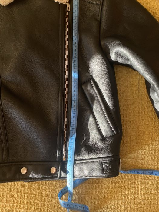 Zara kurtka kożuch xs