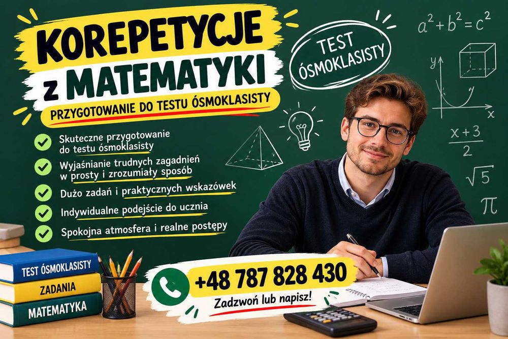 Korepetycje matematyka | Kalisz | Egzamin Ósmoklasisty