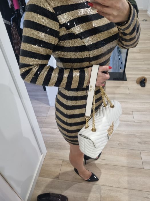 #sukienka #cekiny #sylwester #mango