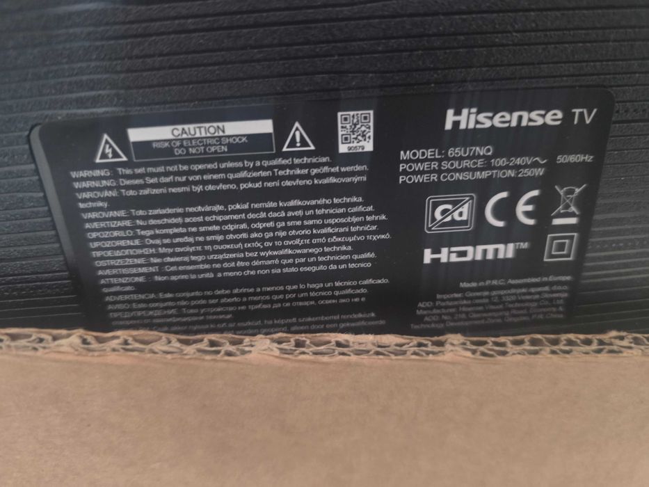 Telewizor Mini Led Hisense 65U7NQ 65 CALI 4K