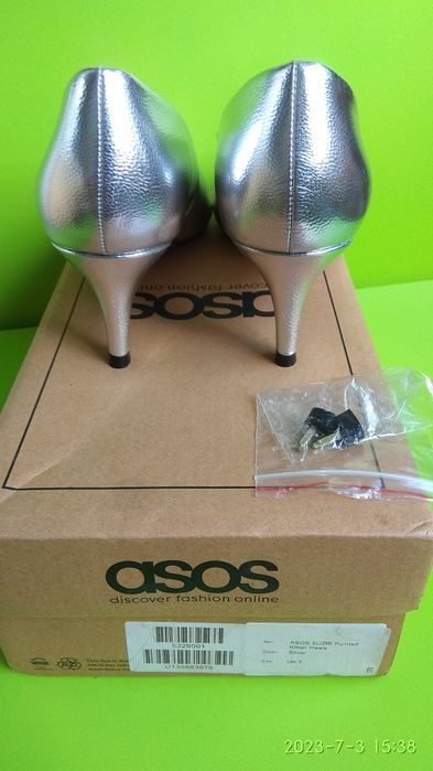 аsos туфли лодочки- новые, размер -5