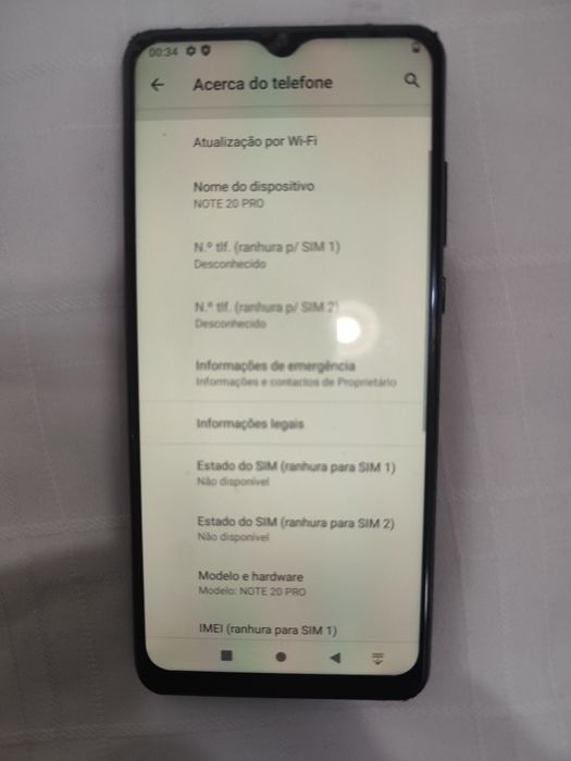Telemóvel Cubot Note 20 Pro 6/128Gb