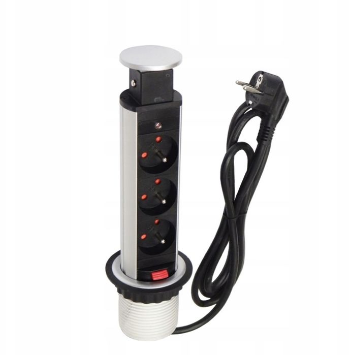 Aluminiowy orzedluzacz wpuszczany w blat