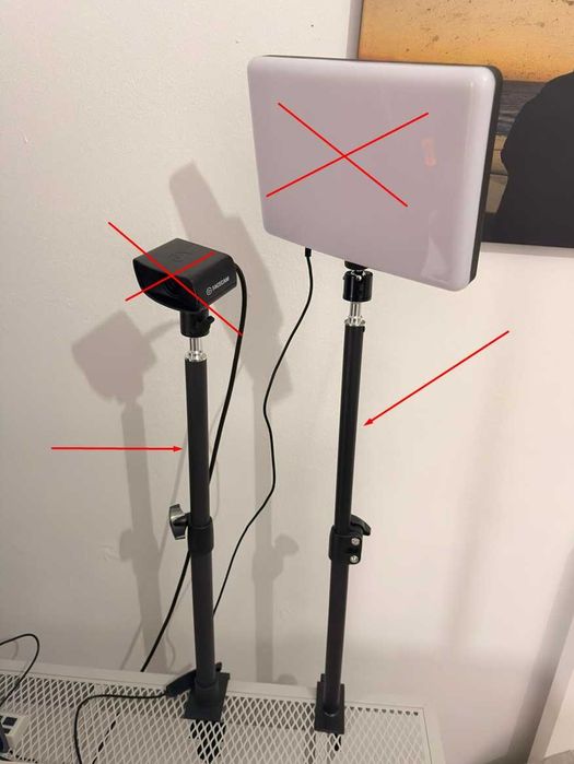 Suporte de Mesa (Compativel com - Cameras DSLR + Luz Fotográfica)