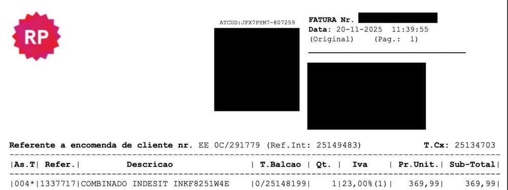 FRIGORIFICO COMBINADO INDESIT INKF8251W4E