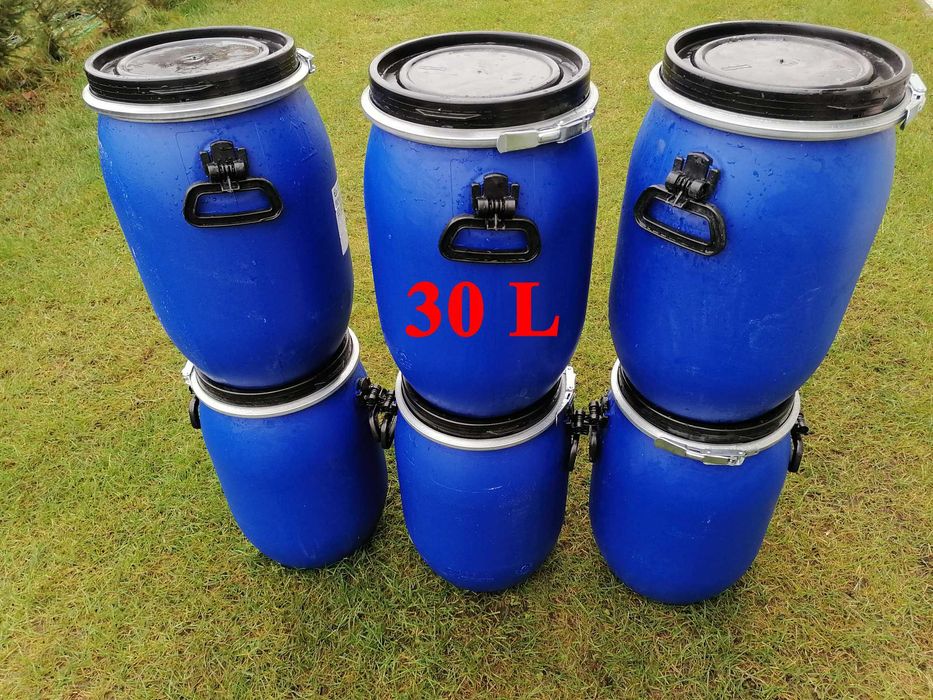 Beczki plastikowe 30l, 50l, 120l ,220l 260l do wody. Beczka plastikowa